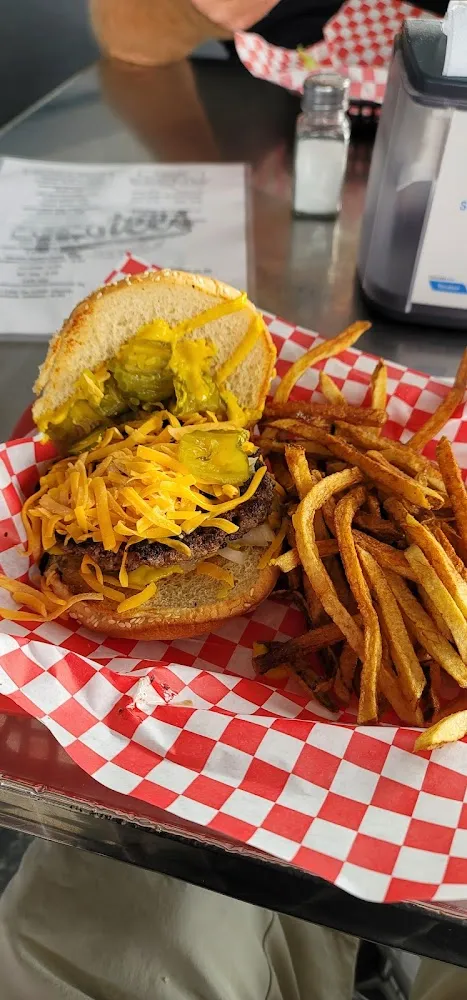 Double Cheeseburger with Fries